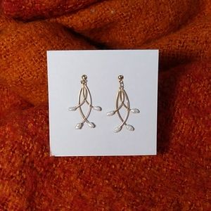 Antique - Gold & Fresh Pearl Earrings